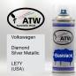 Preview: Volkswagen, Diamond Silver Metallic, LE7Y (USA): 400ml Sprühdose, von ATW Autoteile West.